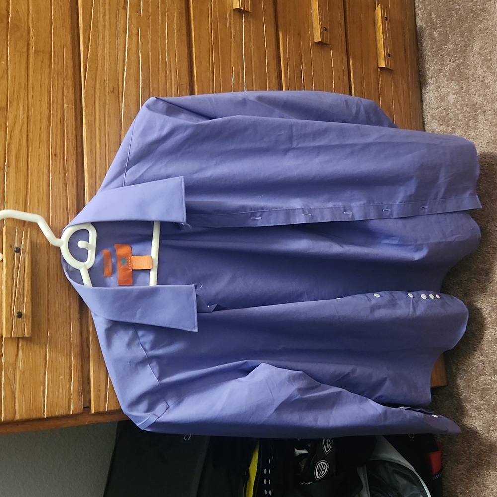 Men's purple Dress Shirt Button down